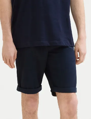 Pantaloni scurti Tom Tailor, bleumarin Albastru