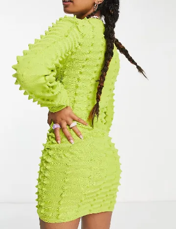 Rochie scurta COLLUSION, verde Verde