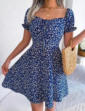 Rochie scurta SHEIN, bleumarin Albastru