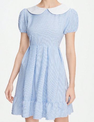 Rochie scurta Romwe, bleu