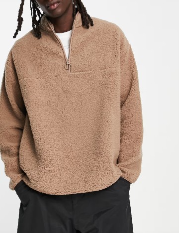 Bluza Oversize ASOS, maro