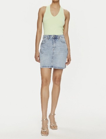 Fusta Vero Moda, albastru