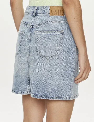 Fusta Vero Moda, albastru Albastru