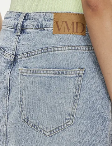 Fusta Vero Moda, albastru Albastru