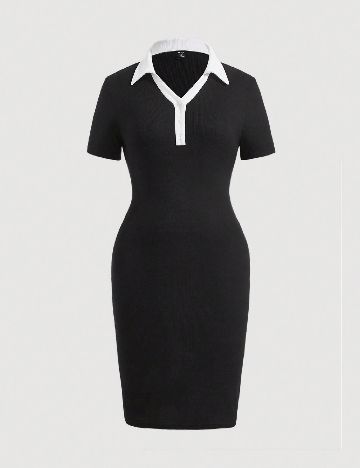 Rochie scurta SHEIN CURVE, negru