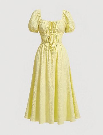 Rochie medie SHEIN, galben