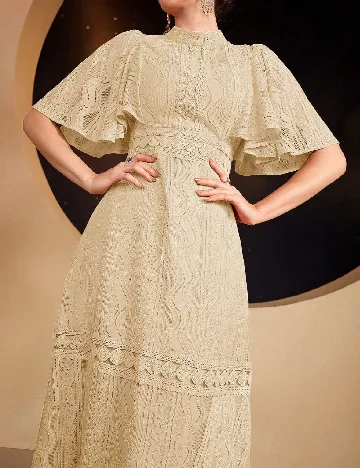 Rochie medie SHEIN, crem Crem