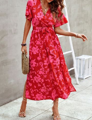 Rochie medie SHEIN, rosu