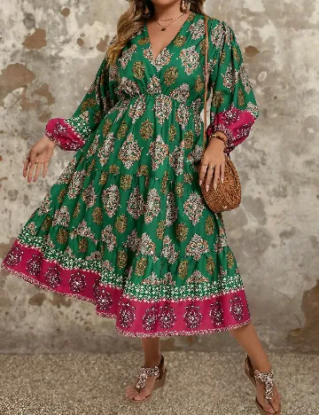 Rochie medie SHEIN CURVE, mix culori Mix culori