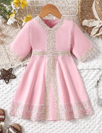 Rochie Shein Kids, roz Roz