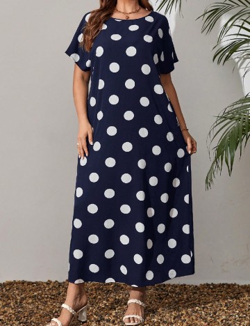 Rochie medie Emery Rose Curve, bleumarin