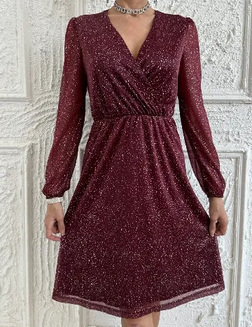Rochie scurta SHEIN, visiniu Rosu