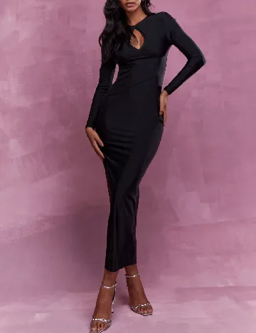 Rochie medie Missguided, negru Negru