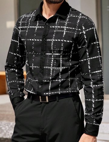 Camasa SHEIN, negru