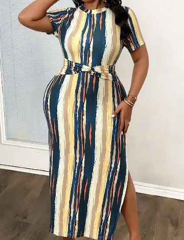 Rochie medie SHEIN CURVE, mix culori Mix culori