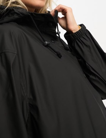 Pelerina de ploaie Asos Maternity, negru