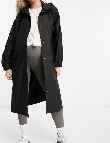 Pelerina de ploaie Asos Maternity, negru