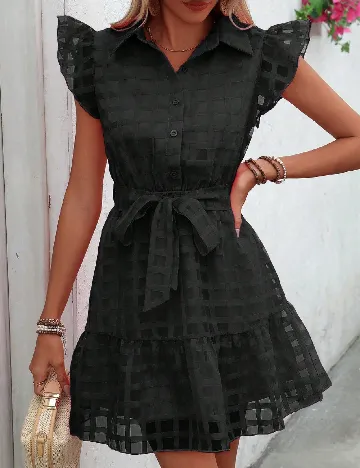 Rochie scurta SHEIN, negru Negru
