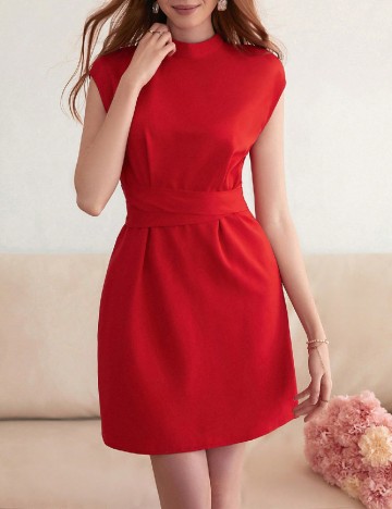 Rochie scurta SHEIN, rosu