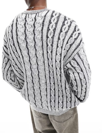 Pulover ASOS, gri