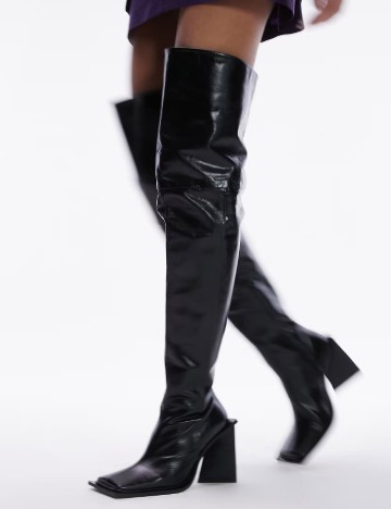 Cizme Top Shop, negru