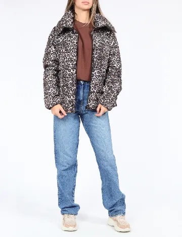 Geaca Piazza Italia, animal print Animal print