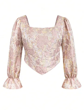 Top SHEIN CURVE, roz Roz