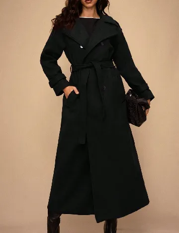 Palton SHEIN, negru Negru