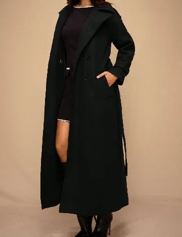 Palton SHEIN, negru Negru