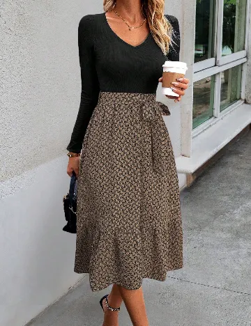 Rochie medie SHEIN, negru Negru