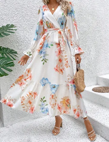 Rochie lunga SHEIN, floral Floral print