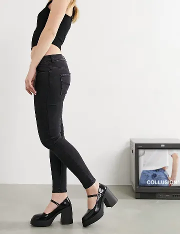 Blugi COLLUSION, negru Negru