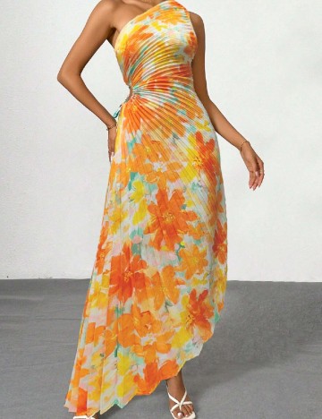 Rochie lunga SHEIN, portocaliu