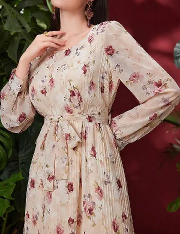 Rochie medie SHEIN, floral Floral print