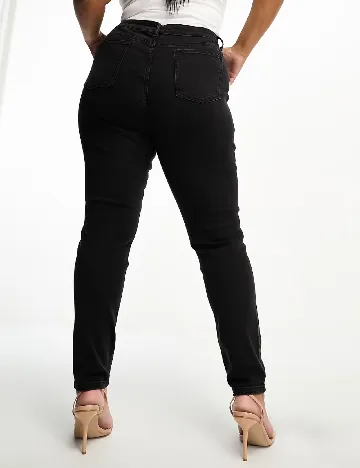 Blugi ASOS Curve, negru Negru