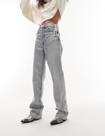 Blugi Top Shop, bleu