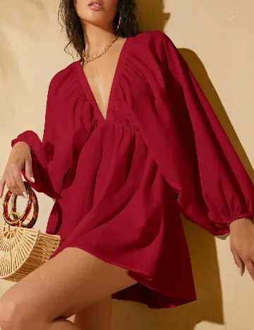 Rochie scurta SHEIN, rosu Rosu