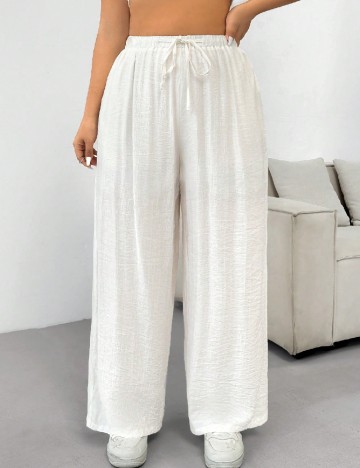 Pantaloni SHEIN, alb