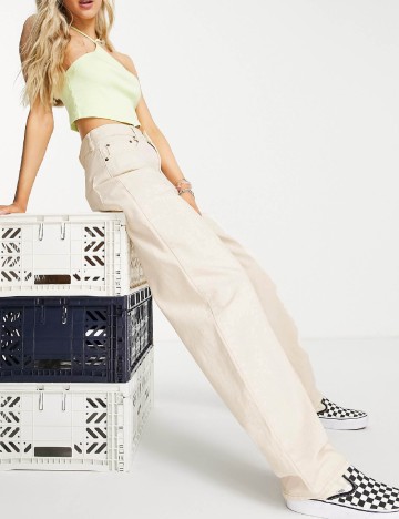 Blugi ASOS, crem