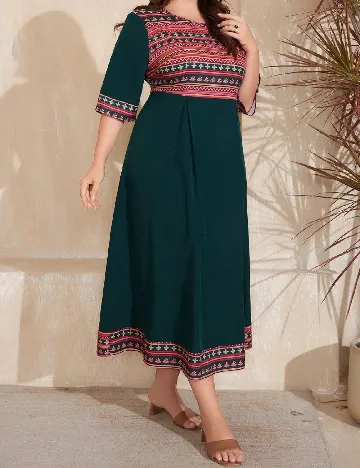 Rochie lunga SHEIN CURVE, mix culori Mix culori