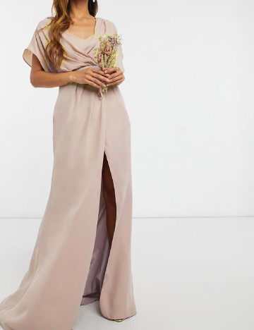Rochie lunga ASOS, roz
