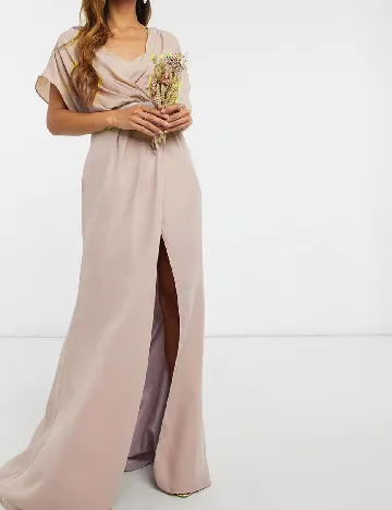 Rochie lunga ASOS, roz Roz