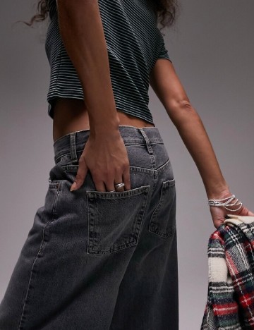 Blugi Top Shop, gri