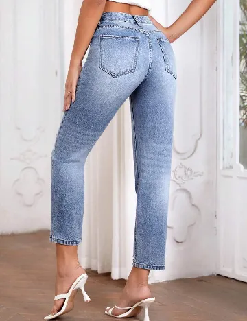 Blugi SHEIN, albastru Albastru