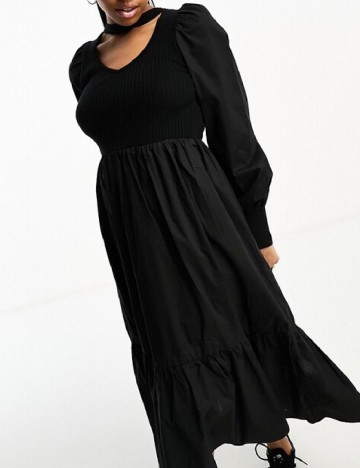 Rochie medie Urban Revivo, negru