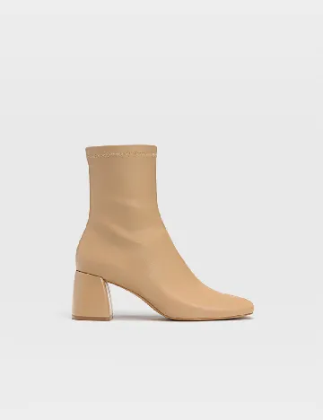 Botine Stradivarius, maro Maro