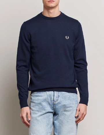 Bluza Fred Perry, bleumarin