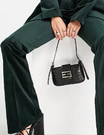 Pantaloni ASOS, verde Verde