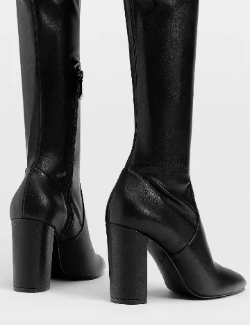 Cizme Stradivarius, negru Negru