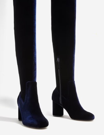 Cizme Stradivarius, bleumarin